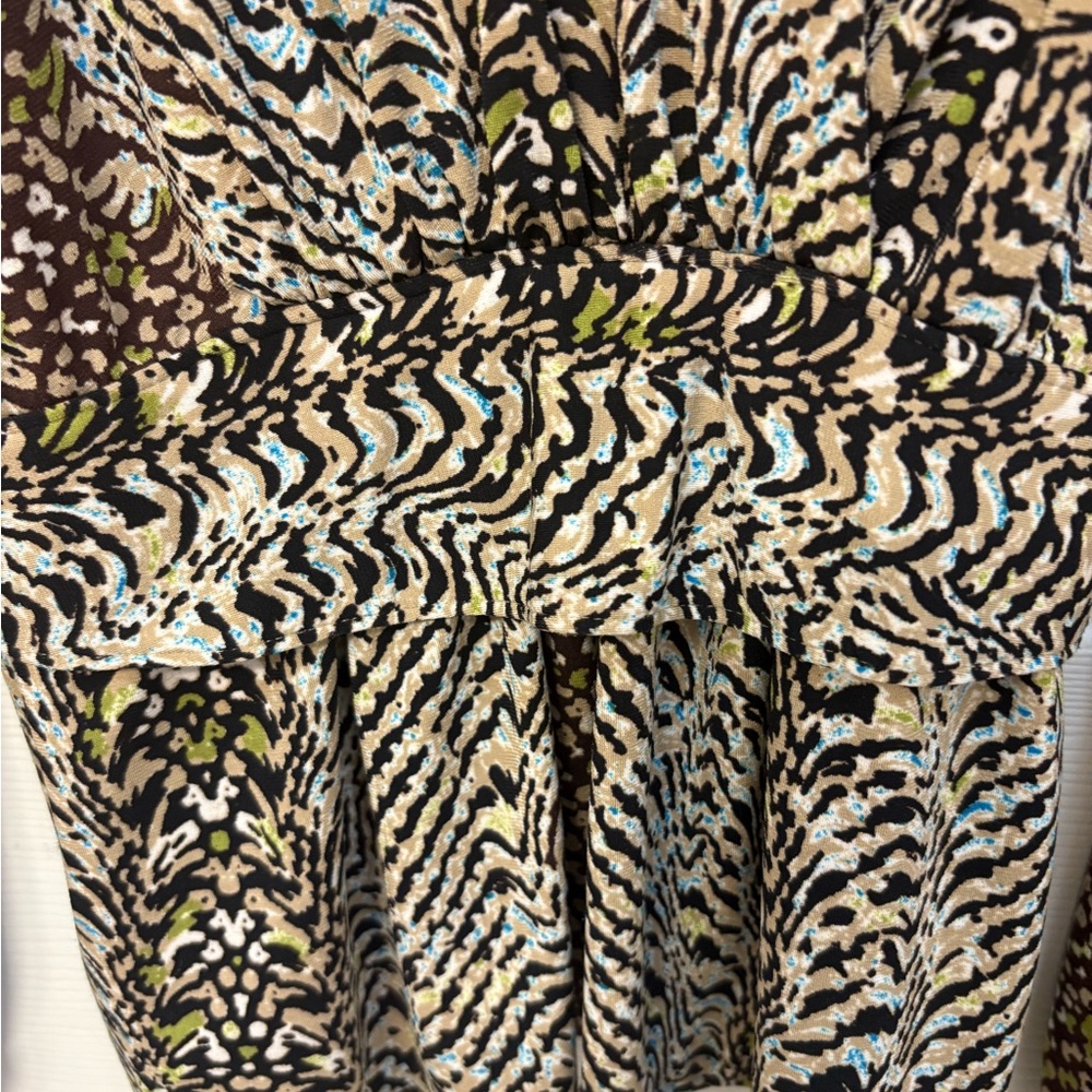 Anne Klein Multicolor Patterned Blouse - image 3